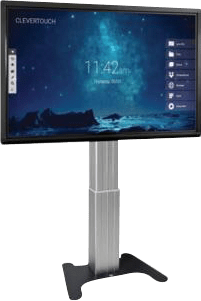 EasyLift Floor Pro TS - Supporto montato a terra con saliscendi elettrico per monitor-Carrelli e piantane