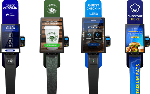 struttura per chiosco self-service wallaby pro