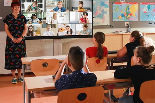 Google workspace su clevertouch immagine