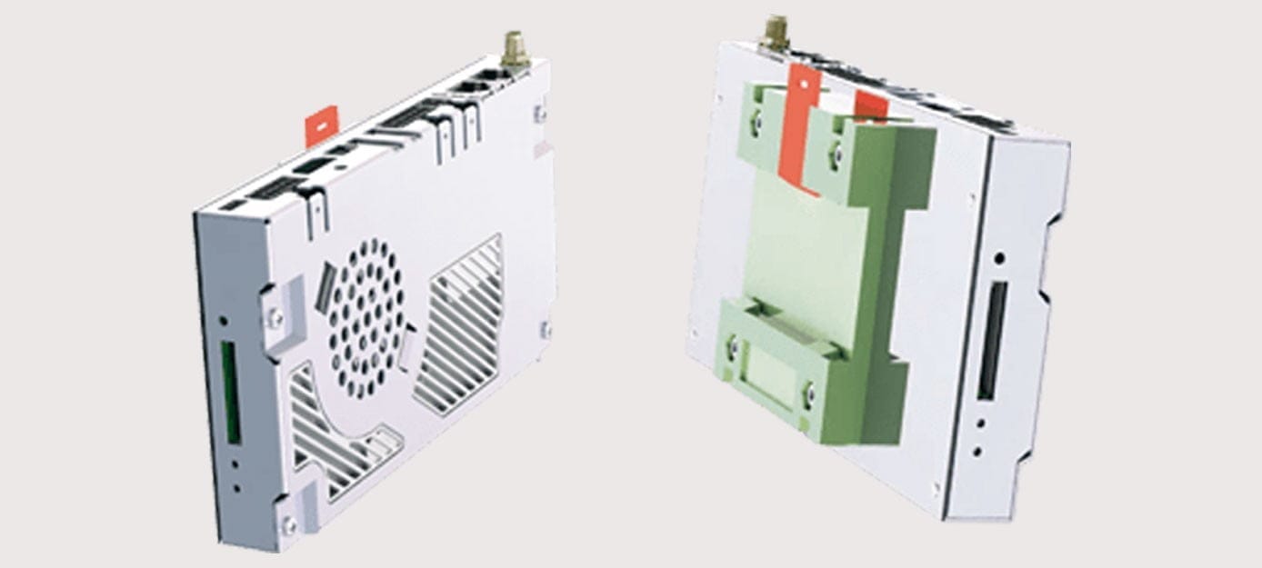 HMI con Montaggio DIN Rail