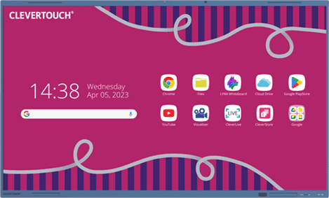 Monitor touchscreen Clevertouch Serie IMPACT Lux per la formazione