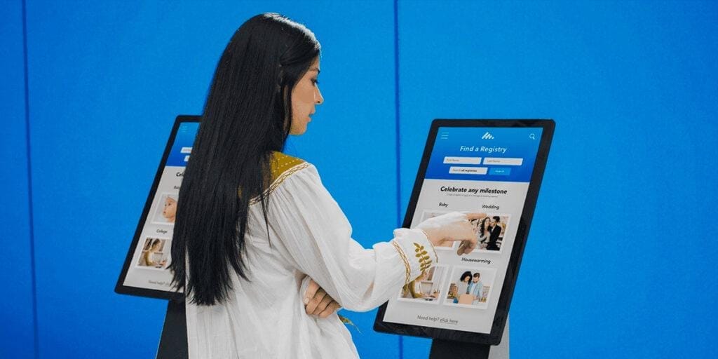 Liste regalo nei chioschi interattivi