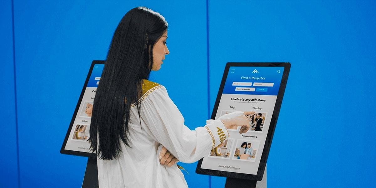 Liste regalo nei chioschi interattivi