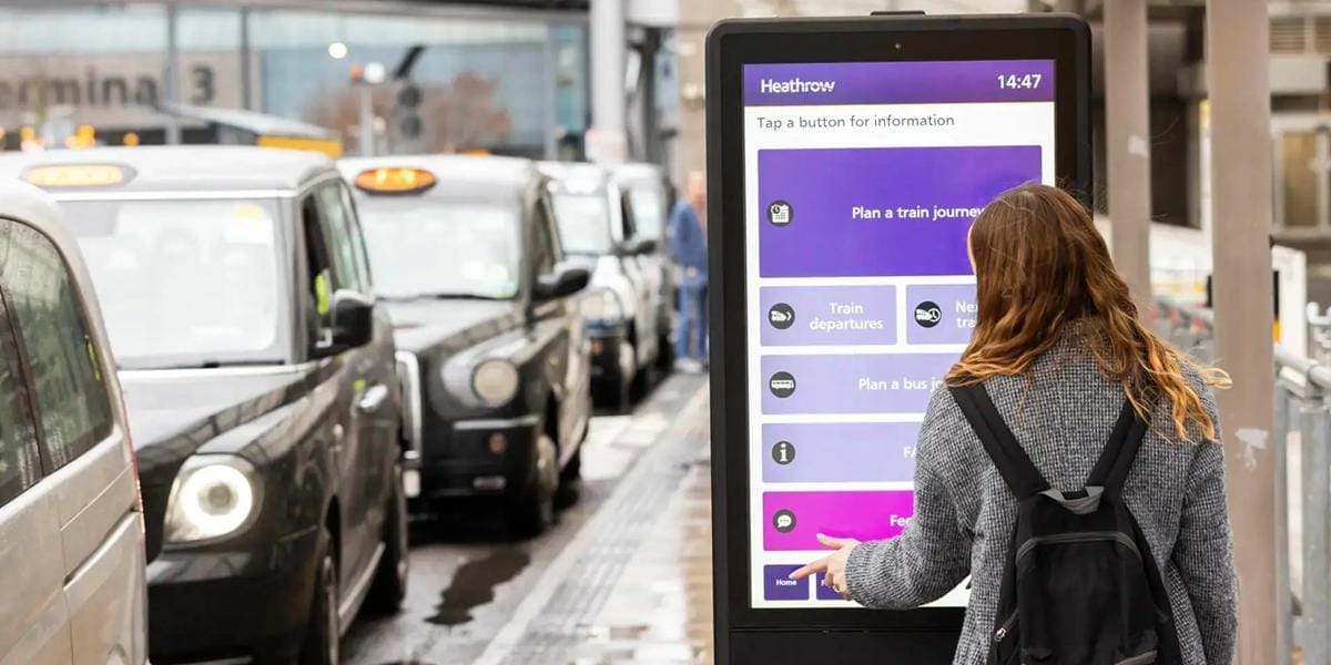 Tecnologia Zytronic per i viaggiatori