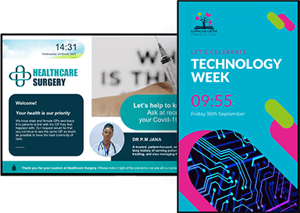 CM Pro eXtra Monitor Clevertouch con Digital Signage integrato