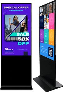 Totem CM Clevertouch con media player integrato