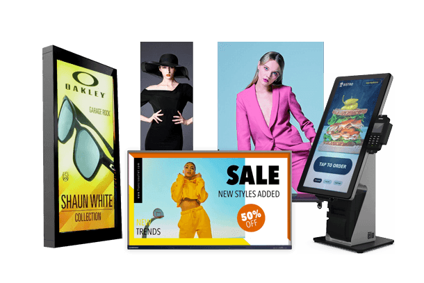 Digital signage nei negozi e catene franchising. Monitor e chioschi digitale
