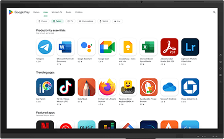 Monitor touchscreen Clevertouch UX Pro Serie Edge