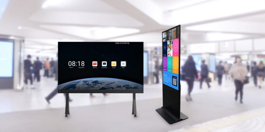 Digital signage fiere e congressi