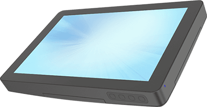 Touchmonitor desktop M1-101DT-A2 - vista sinistra