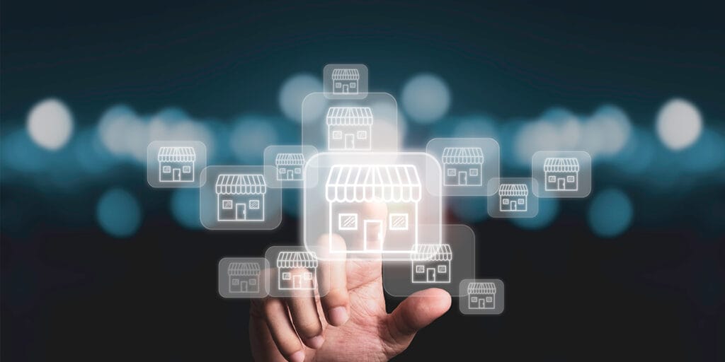 digital signage negozi in franchising