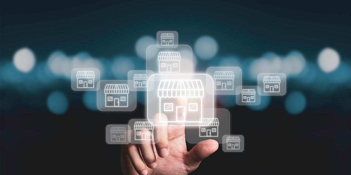 digital signage negozi in franchising