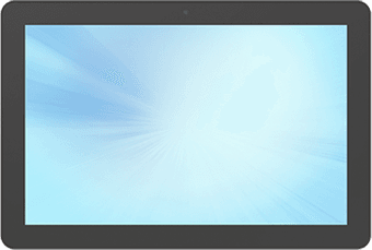 Touch Computer All-In-One Microtouch M1-101IC-AA3 - vista frontale
