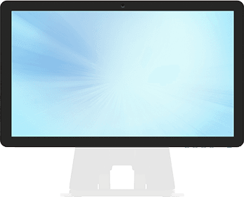 Touch Computer All-In-One Microtouch M1-156IC-AA2 - vista frontale