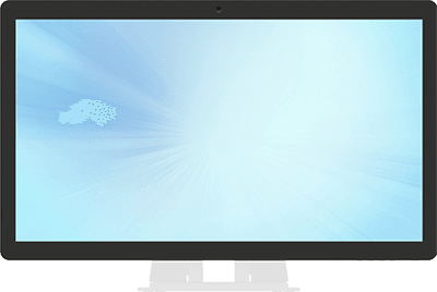 Touch Computer All-In-One Microtouch M1-215IC-AA2 - vista frontale