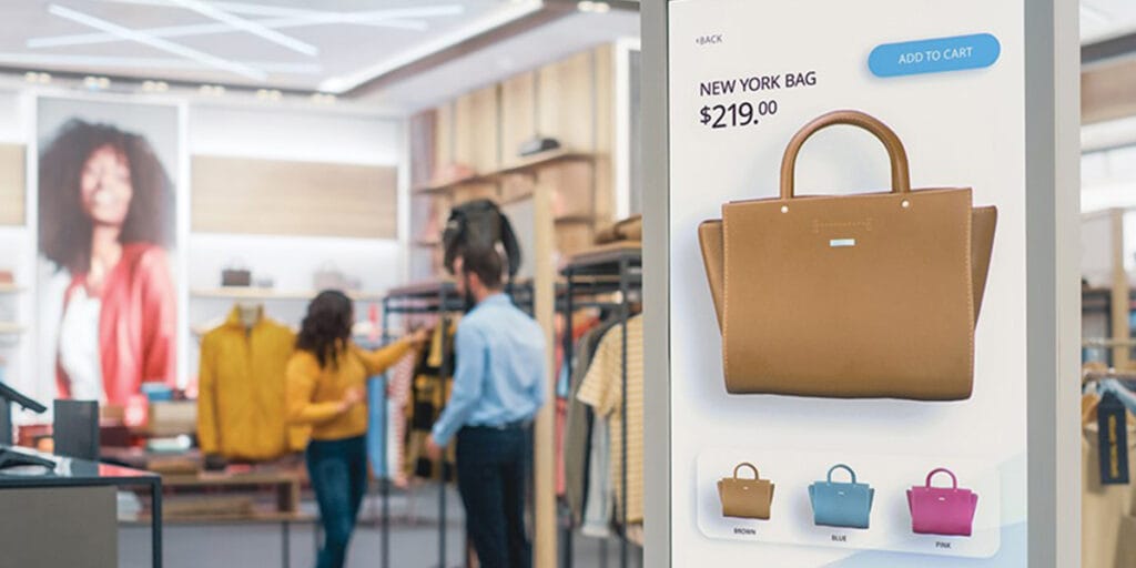 Soluzioni touchmonitor nei punti vendita